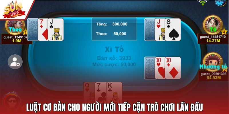 Luật cơ bản cho người mới tiếp cận trò chơi lần đầu