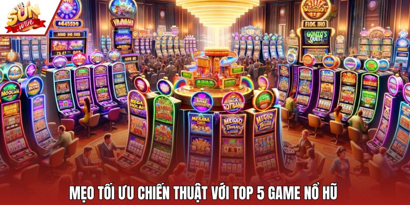 Mẹo tối ưu chiến thuật với top 5 game nổ hũ