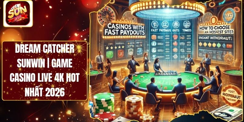 Dream Catcher Sunwin | Game Casino Live 4K Hot Nhất 2026